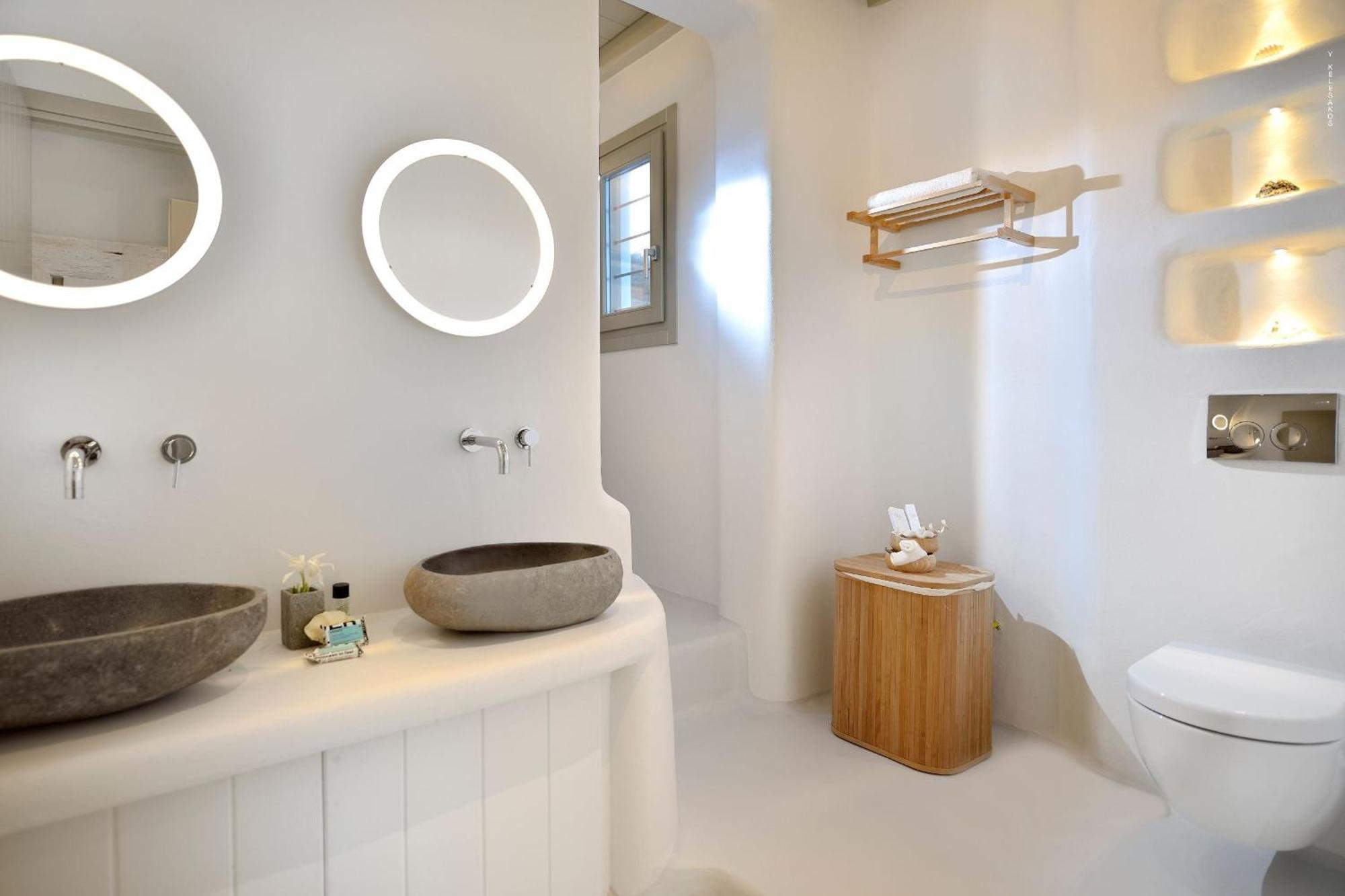 Outstanding Mykonos 6 Bedrooms Agamemnon Sauna Jacuzzi Panoramic Sea Views